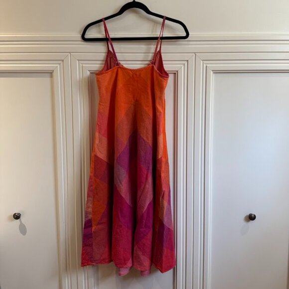 Gap Orange & Pink Gradient Maxi Dress - Picture 2 of 3